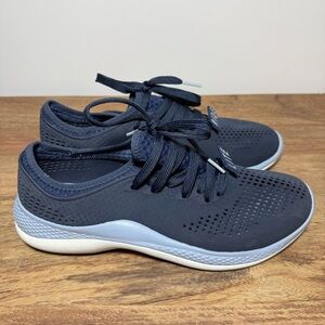 Navy Blue Crocs LiteRide Sneaker, Women’s 10